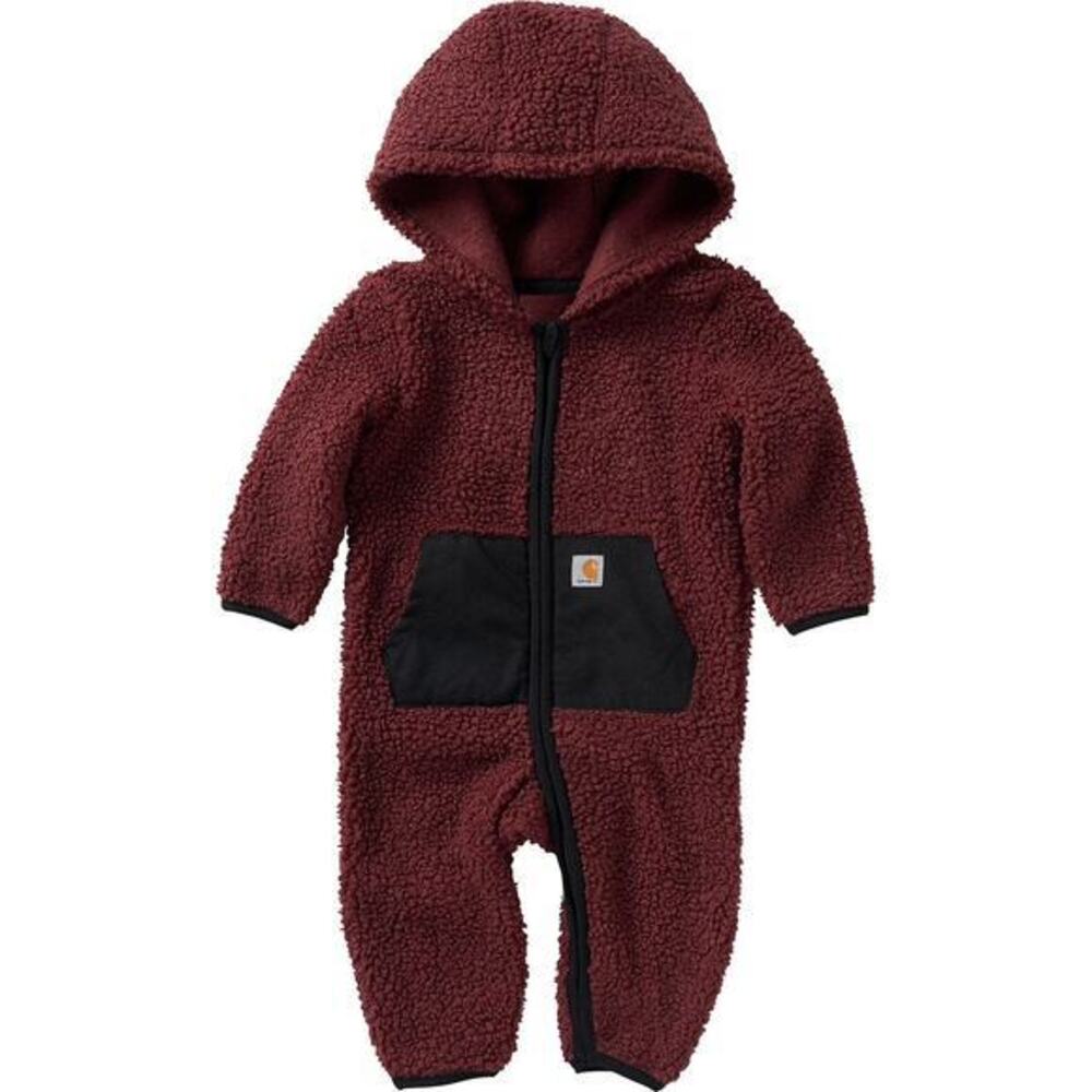 Carhartt Fleece Zip-Front Coverall - Infant Boys' sherpa hooded size 3 months